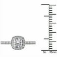 thumbnail image 4 of 3/4 Carat T.W. Diamond Single Halo 14kt White Gold Engagement Ring, 4 of 5