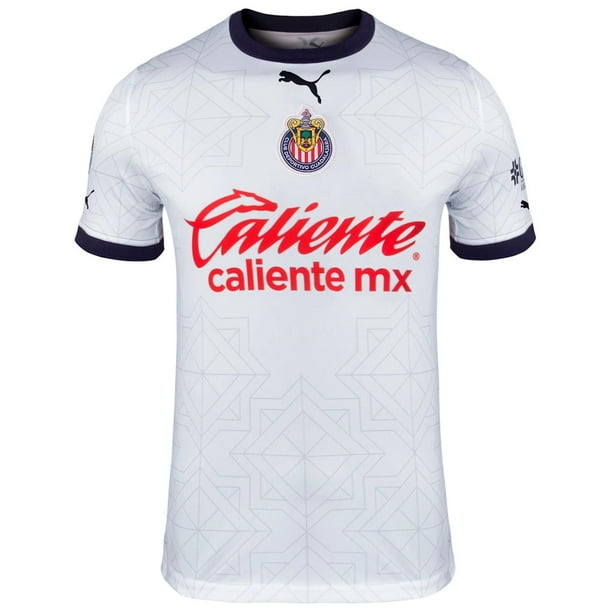 Jersey Puma Chivas Visitante 22/23 Hombre Fútbol Guadalajara blanco XL