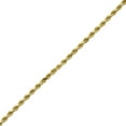 thumbnail image 3 of 10K Yellow Gold Solid Diamond Cut Rope Chain Necklace (3mm, 26"), 3 of 8