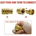 thumbnail image 5 of YAMATIC Garden Hose Quick Connect Fittings 3/4" Thread , Durable & Leak-Free Hose Adapter, 6 Pack, 5 of 7