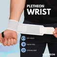 thumbnail image 4 of PLETHEON Wrist Support Band for Gym, Workout & Weightlifting | Adjustable Wrist Strap for Men & Women | Pain Relief & Wrist Stability for Fitness & Sports, 4 of 8