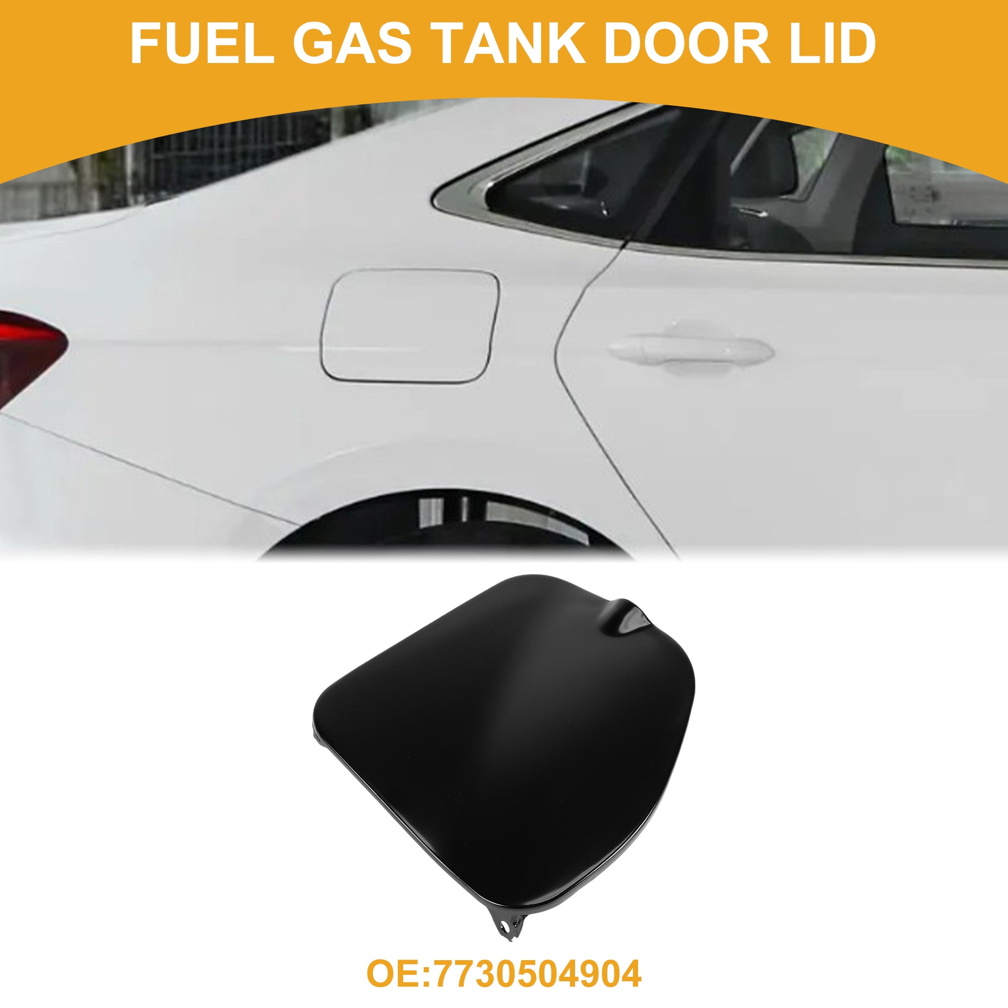 Unique Bargains Fuel Tank Door Cap for Toyota Tacoma 2005-2015 Black Gas Cap