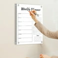 HIABIO Reusable Calendar Whiteboard Weekly Planner Acrylic Dry Erase HIABIO Reusable Calendar Whiteboard Weekly Planner Acrylic Dry Erase