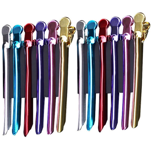 NICEXMAS 1 Set Hairdressers Clips Sectioning Stainless Steel Hair Styling for Hairdressers Home Use