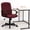 Burgundy, variant on UrbanPro Mid Back Office Chair with Nylon Arms in Black