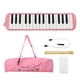 thumbnail image 1 of 32 teclas Melodica Pianica Tube Tubo Melodica flexible largo con boquilla Bolsa de almacenamiento para soplete(Rosado) Amonsee No, 1 of 6