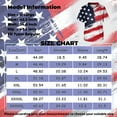 thumbnail image 3 of Men's Patriotic Pocket Detail Henley Shirt, Short Sleeve Button-Up Top with Retro American Flag Design ,Red S, 3 of 5