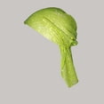 thumbnail image 2 of ManxiVoo Turban en Maille Extensible Cristal Étincelant pour Femmes Bandeau Réglable pour Fête et Extérieur Taille Verte, 2 of 8