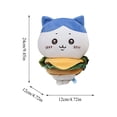 thumbnail image 2 of Gaiwos Chiikawa Stuffed Animal 10.6 inches, Kawai Hachiware Plush Toy with Hamburger Clothes, Holiday Birthday Gifts for Kids and Fans, 2 of 5