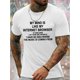 thumbnail image 1 of Comfy Chuckles, Funny Quotes Men's T-Shirt - Casual Crew Neck, Soft Polyester, Machine Washable - Perfect for Summer, English Print, 1 of 5