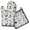 Schnauzer Dog, variant on Schnauzer Dog and Footprints Kitchen Oven Mitt and Pot Holder Sets 2 Pcs for Baking, Cooking and Grilling, Heat Resistant Up To 392 °F