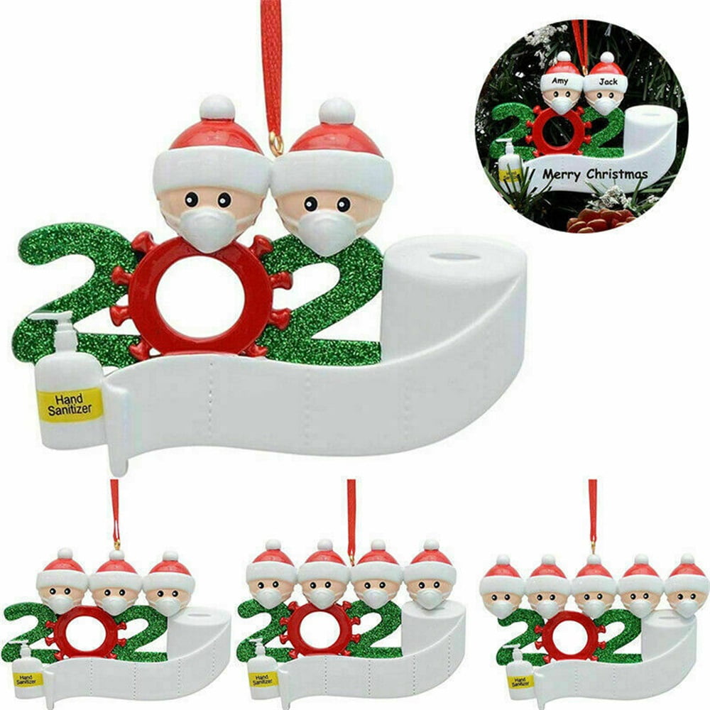 Xmas Family Santa Christmas Tree Hanging Family Ornament 2020