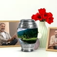 thumbnail image 6 of JAGASY Cross Small Urn For Ashes For Women & Men - Memorial Urn For Cremated Remains - Cremation Keepsakes For Ashes For Mother & Father - 3 Inch, 6 of 7