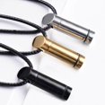 thumbnail image 1 of facefd Acier Inoxydable Tube Pendentif Collier Creux Capsule pour les Cendres Bijoux, 1 of 8