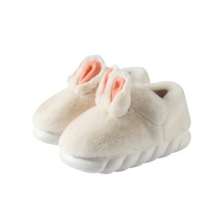 

Ritualay Mens Breathable Winter Warm Slippers Lightweight Fuzzy House Shoes Indoor Bedroom Plush Animal Sliper White 8.5-9