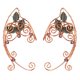 thumbnail image 1 of EeaseMX 1 par de elegantes pendientes de clip de elfo vintage hechos a mano para cosplay, Halloween, fiestas de disfraces., 1 of 8