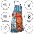 thumbnail image 5 of Naloa Refreshing Citrus Splash Apron Kitchen Aprons with Pockets for Women Men Chef, 5 of 8