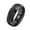 Black, variant on Mens 10mm Stainless Steel Ring Sand Blast Glitter Finish Ring Matte Finish Beveled Polished Edge Statement Band Gold Size 7