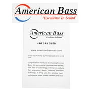 American Bass XFL-1522 2000w 15 Competition Car Subwoofer 3 Voice Coil/200Oz