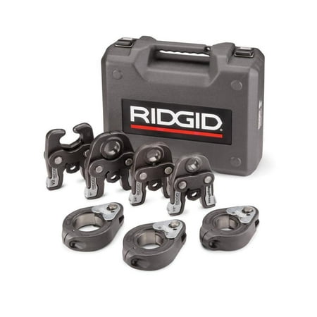 

Ridge Tool B2260149 MegaPress Jaws & Rings 0.5 to 2 in. MegaPress Kit Hydraulic Crimping Tools