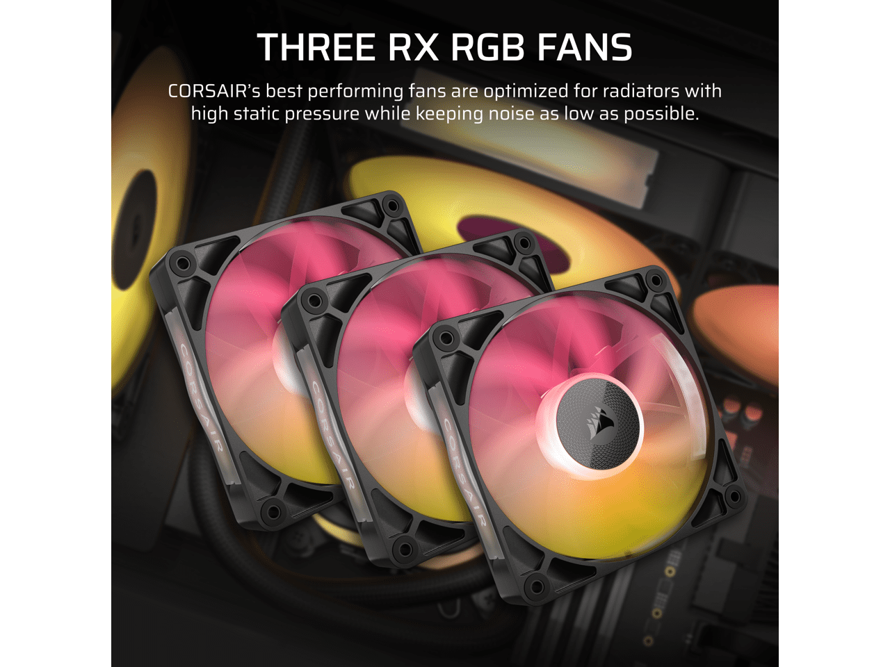 CORSAIR iCUE LINK TITAN 360 RX RGB Liquid CPU Cooler - RX120 RGB Fans - Fits Intel LGA 1851/1700, AMD AM5/AM4 - iCUE LINK System Hub Included