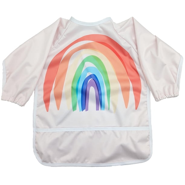 Babero para Bebé Madrona Brands Happy Rainbow Manga Larga 46x36cm