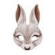 thumbnail image 1 of Máscara de conejo de mascarada para fiesta de carnaval, Pascua, Halloween, máscara de animal, máscara de dibujos animados, 1 of 5