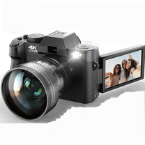 48MP 4K Digital Camera with 180° Flip Screen