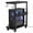 Black, variant on 5-Level Height Adjustable Rolling CPU Cart with Locking Casters - Ventilated Carbon Steel PC Tower Stand with Cable Management for Office, Home & Gaming - White