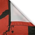 thumbnail image 3 of Ambesonne Nature Kitchen Curtains, Digital Scene Tree Moon, 55"x39", Red Black White, 3 of 3