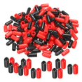 thumbnail image 1 of Unique Bargains 200pcs Rubber End Caps Cover Assortment 5mm Screw Thread Protector for Screw Bolt Black Red, 1 of 5