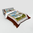 thumbnail image 2 of Ambesonne Rustic Bedding Set 4 Pcs, Meadow Grass Countryside, Queen, Multicolor, 2 of 2