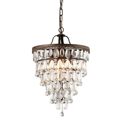 Antique Bronze Classic Crystal - Warehouse of Tiffany Martinee RL8076 Chandelier