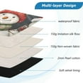 thumbnail image 3 of FORMRS 13-13.3 inch Laptop Sleeve Case Soft Carrying Quilted Computer Bag Cover, Red Snowmen, 3 of 7