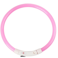thumbnail image 1 of Collar de perro LED brillante recargable JAMW Rosa Sencillez, 1 of 4