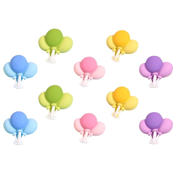 Worgeous Cute Cloud Resin Charms for DIY Phone Case Craft Jewelry Making 10 Pieces Assorted Color