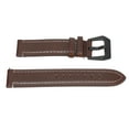 thumbnail image 2 of Correa para reloj inteligente de 20 mm de ancho, correa de cuero vintage con hebilla de acero inoxidable para Amazfit GTS Coffee, 2 of 5