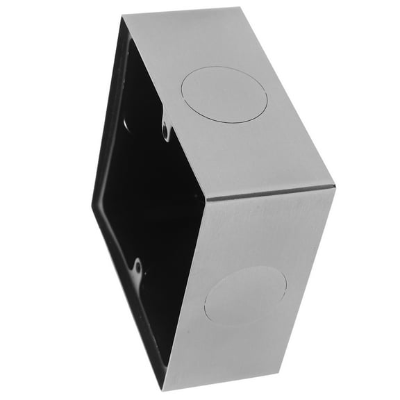 LOLIPPYY Stainless Steel Wall-Mounted Outlet Box with 86 Type Mount Design