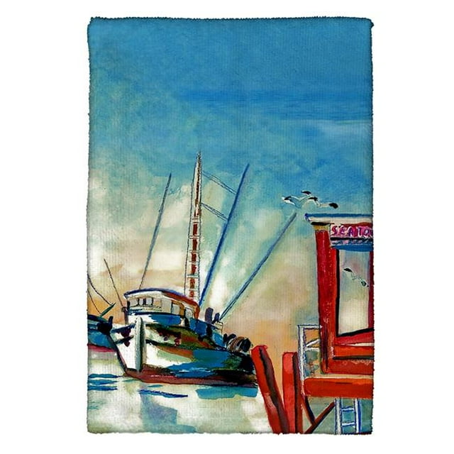 Betsy Drake KT308 Serviette de Cuisine pour Bateau à Crevettes