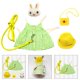 thumbnail image 4 of Conjunto para mascota conejo, hurone , chaleco, disfraz, ropa , verano, , boda, d Colco Arnés para vestido de conejo, 4 of 7