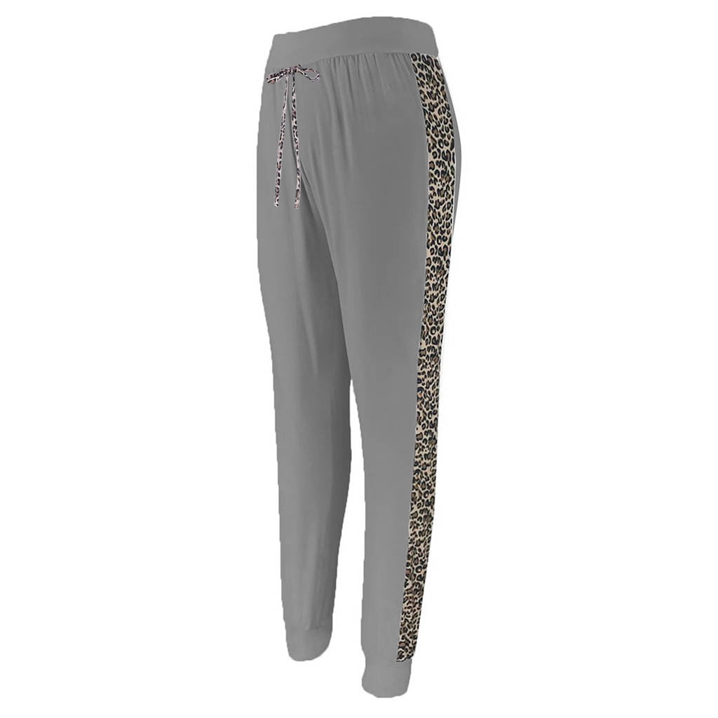 Womens Plus Size Sweatsuits Sets S-5X Zip-Up Hoodie Long Sleeve Sweatshirts Jackets Joggers Pants 2 Piece Leopard Printed Tracksuits Outfits