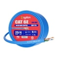 thumbnail image 2 of SYSTON CABLE TECHNOLOGY Cat 6E Ethernet Network Cable - 300 FT, 600MHz 23AWG Solid Bare Copper Wire Outdoor/Indoor, Bulk No Ends 10 Ft to 1000 Ft Available, Heat Resistant Plenum Rated - CMP, 2 of 8