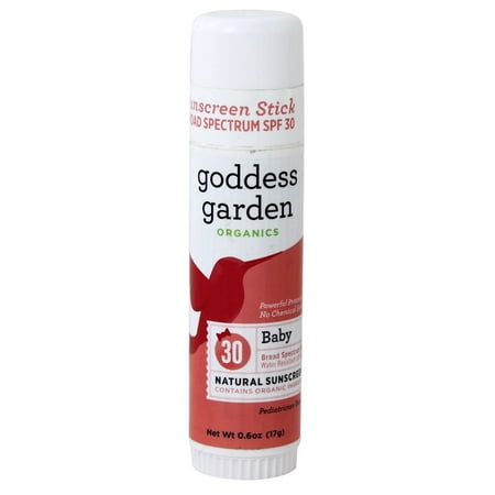 Goddess Garden - Baby Natural Sunscreen Stick 30 SPF - 0.6 oz.