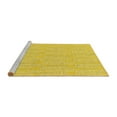 thumbnail image 2 of Ahgly Company Machine Washable Indoor Square Solid Yellow Modern Area Rugs, 7' Square, 2 of 4