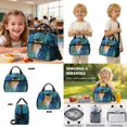 thumbnail image 4 of Kuiaobaty Leopard Print Backpack Set with Pencil Case for Boys 8-12 Monstera Print Backpack and Lunch Bag Lightweight Bookbag and Bottle Holder with Strap for School, 4 of 7