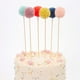 thumbnail image 2 of Pompones múltiples Meri Meri de Cake Toppers (paquete de 6), 2 of 5