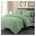 thumbnail image 2 of Liam Sage Green King Size Bed in a Bag Comforter Set - 7 Pieces Coin Pattern Lightweight Comforter with Bed Sheets, Pillowcases & Shams Bedding Set for All Seasons, 2 of 2
