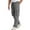 Gray, variant on NTACZA Drawstring Pants for Men Green Athletic Work Jogging Pants Twill Multi Pocket Workout Cargo Pants Men Trousers L