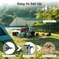 thumbnail image 5 of Yescom 10x15FT Camping Tent Tarp Hammock Rain Fly Waterproof Hiking Backpacking Shelter, 5 of 10