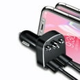 thumbnail image 3 of Car FM Transmitter Bluetooth 5.0 Wireless Handsfree Audio Receiver Auto MP3 Player Dual USB 3.1A Fast Charger Car Accessories, 3 of 4